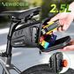 Bolsa de Selim para Bicicleta com Código Secreto NEWBOLER 1.5L/2.5L - Impermeável, à Prova de Corte, com Suporte para Luz Traseira, para MTB e Estrada - Thumbnail 1