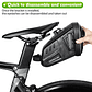 Bolsa de Selim para Bicicleta com Código Secreto NEWBOLER 1.5L/2.5L - Impermeável, à Prova de Corte, com Suporte para Luz Traseira, para MTB e Estrada - Thumbnail 2