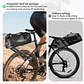 Sistema de Bagagem Traseira NEWBOLER BAG317 - Suporte Alumínio + Bolsa 20L, Cadeado, Suporte 50kg, Para Bikepacking - Thumbnail 2