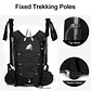 NEWBOLER 20L Hydration Backpack - Lightweight, Breathable, with Water Reservoir, for Cycling, Hiking, Trail Running and Mountaineering. - thumbnail 2