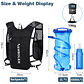 NEWBOLER Hydration Vest for Running 196g - Ultra Lightweight, Breathable, Unisex, for Trail Running, Marathon and Cycling - thumbnail 3
