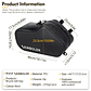 NEWBOLER 30L Rear Rack Bicycle Bag - Waterproof, Large Capacity, Made of TPU, for Travel, Bicycle Touring and E-Bike. - thumbnail 2