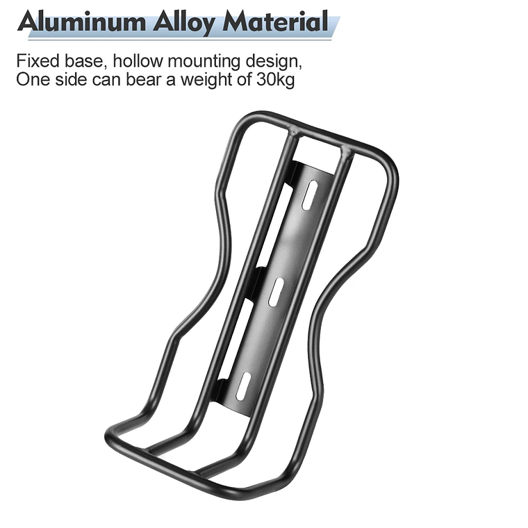 Suporte Dianteiro para Bicicleta NEWBOLER - Porta-Bagagem de Garfo Dianteiro em Metal, para MTB, Bicicleta de Estrada e Dobrável 4