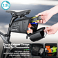 Bolsa de Selim para Bicicleta NEWBOLER 1.5L/2.5L - Impermeável, com Faixa Refletora, para MTB e Bicicleta de Estrada, Bolsa de Ferramentas - Thumbnail 2