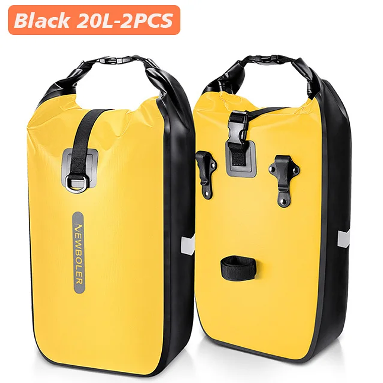 Alforge para Bicicleta NEWBOLER BAG212 - 10L/20L, Impermeável PVC, Design Rolável, Multifuncional 9