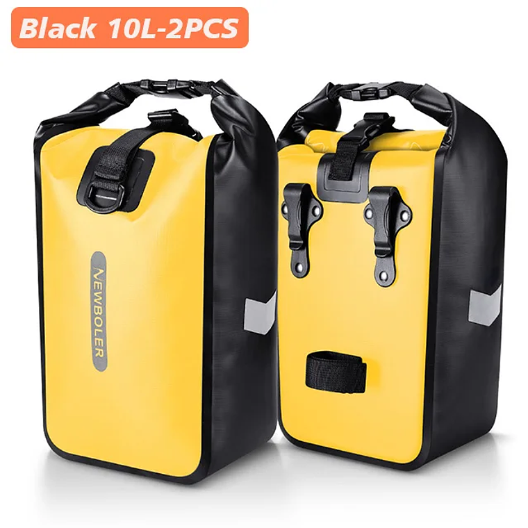 Alforge para Bicicleta NEWBOLER BAG212 - 10L/20L, Impermeável PVC, Design Rolável, Multifuncional 10