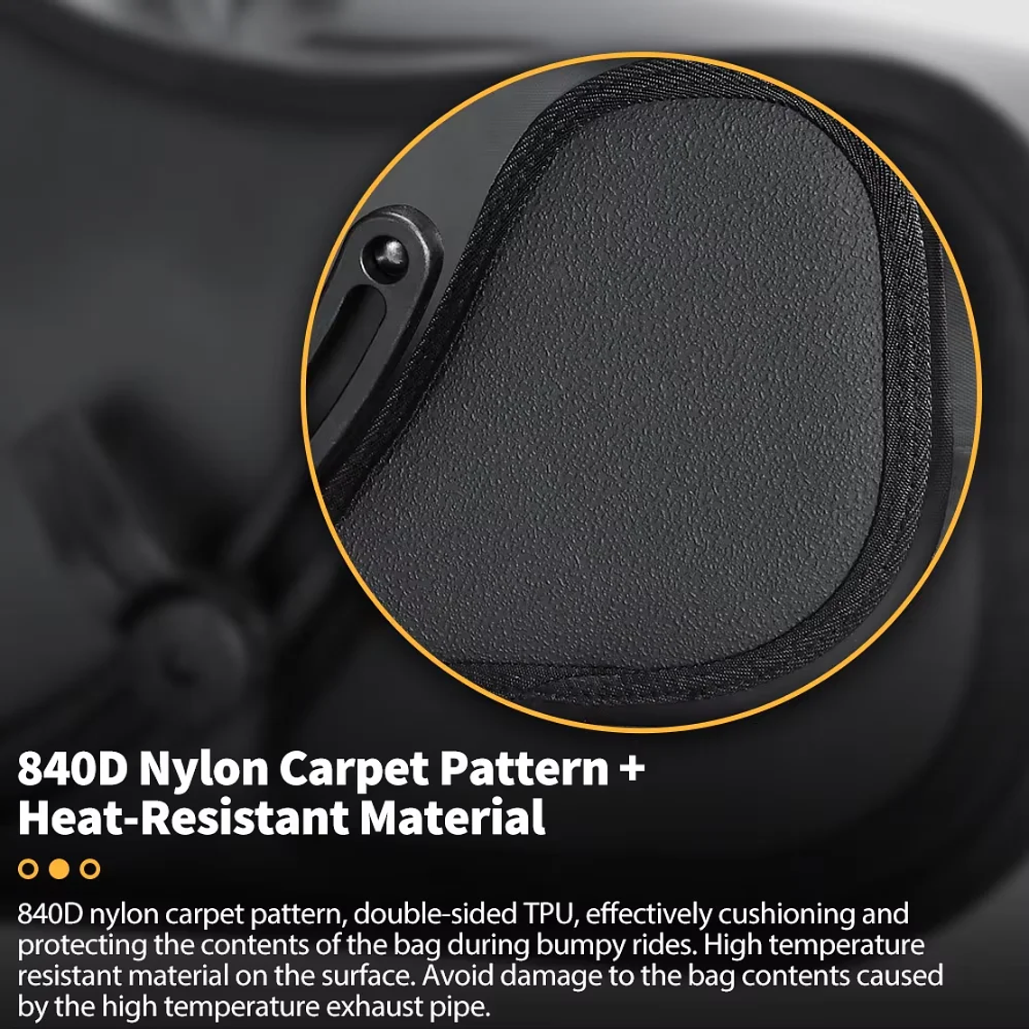 NEWBOLER 30L Rear Rack Bicycle Bag - Waterproof, Large Capacity, Made of TPU, for Travel, Bicycle Touring and E-Bike. 5