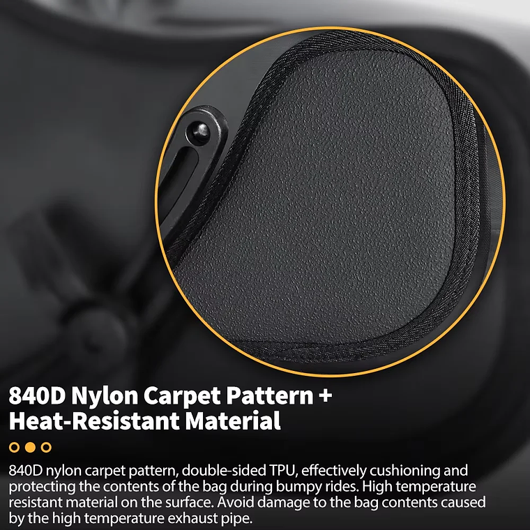 NEWBOLER 30L Rear Rack Bicycle Bag - Waterproof, Large Capacity, Made of TPU, for Travel, Bicycle Touring and E-Bike. 5