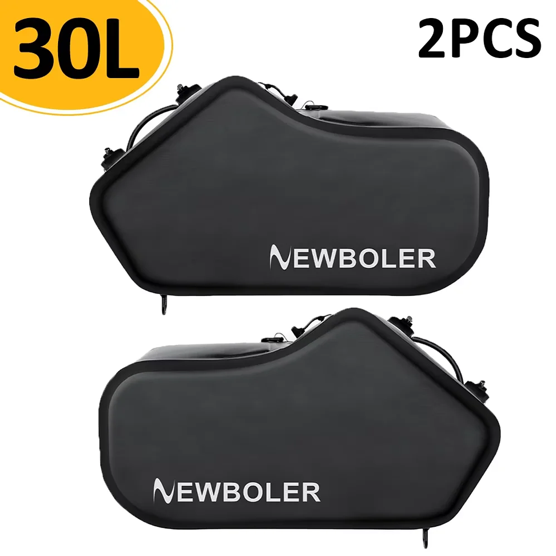 NEWBOLER 30L Rear Rack Bicycle Bag - Waterproof, Large Capacity, Made of TPU, for Travel, Bicycle Touring and E-Bike. 7