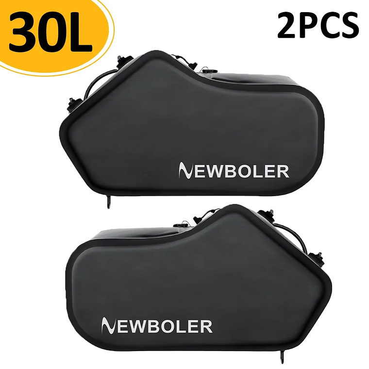 NEWBOLER 30L Rear Rack Bicycle Bag - Waterproof, Large Capacity, Made of TPU, for Travel, Bicycle Touring and E-Bike. 7