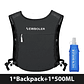 NEWBOLER Running and Hydration Vest 157g - Lightweight, Breathable, Unisex, with Bottle Pockets, for Trail Running and Hiking - thumbnail 8