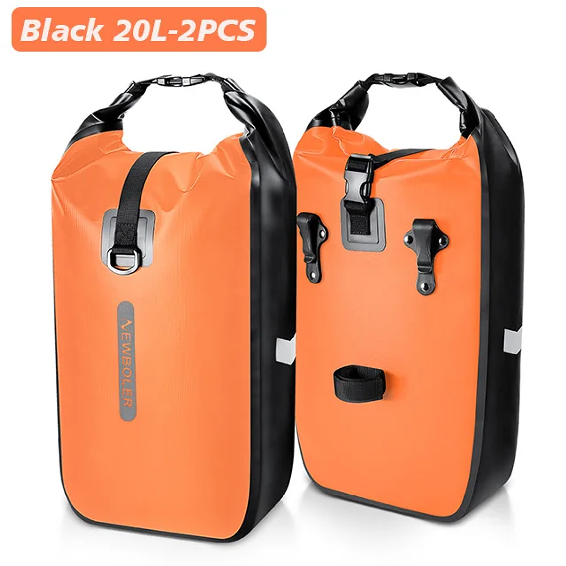 Alforge para Bicicleta NEWBOLER BAG212 - 10L/20L, Impermeável PVC, Design Rolável, Multifuncional 17
