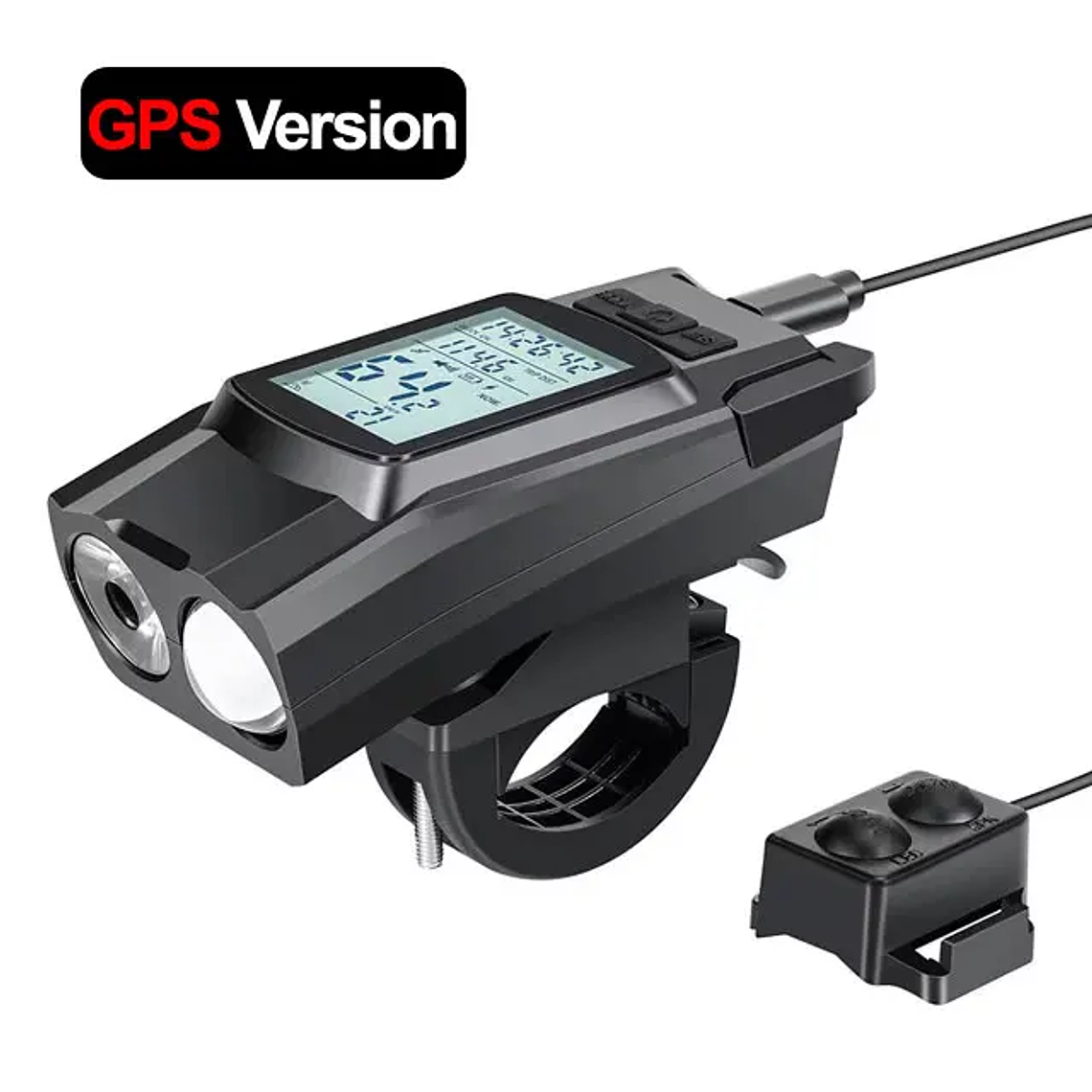 NEWBOLER 3-in-1 Bicycle GPS - GPS Computer, 800LM Headlight, 120dB Horn, 4 Light Modes, Waterproof, for Cycling 7