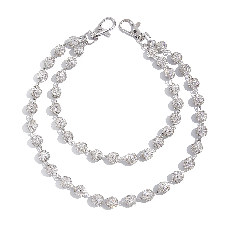 Corrente Cinto Chaveiro Harajuku com Strass | Acessório Masculino de Cintura para Jeans, Estilo Hip Hop e Punk - Ingemark 2025 5