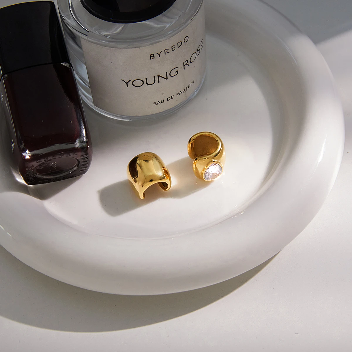 Brincos de Arco Gota com Zircônia Brilhante | Brincos Femininos em Aço Inoxidável Banhado a Ouro 18K PVD - Presente Elegante 6