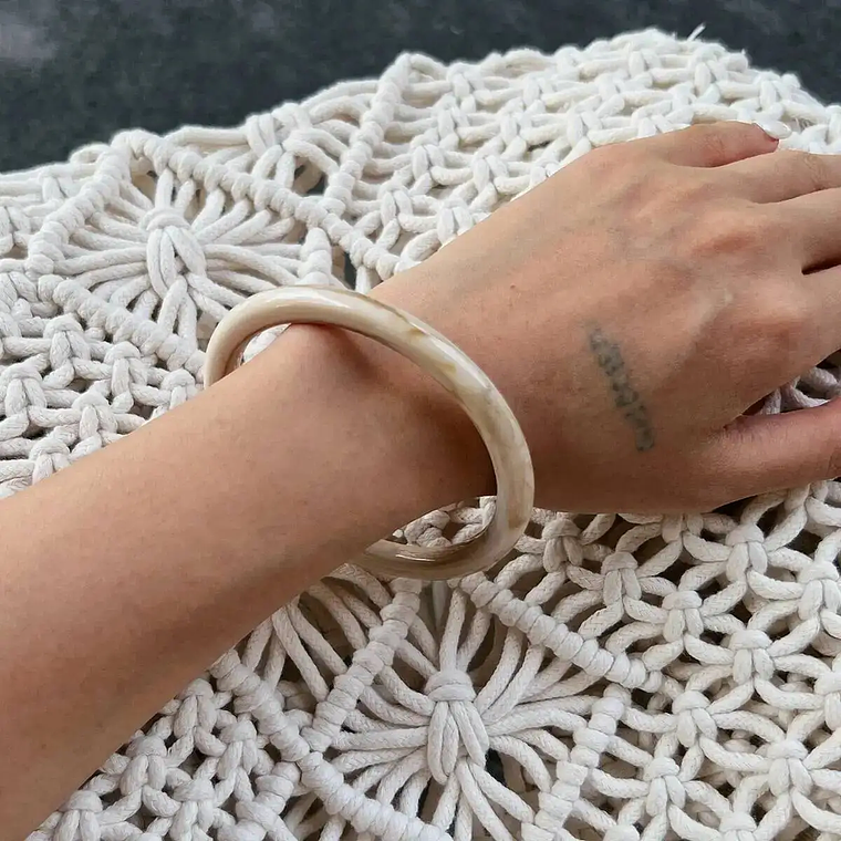 Conjunto de Braceletes Largos Boho Y2K em Acrílico Resinado | Acessórios de Festa Vintage e Geométricos para Mulheres - Ingemark 9