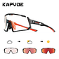 KAPVOE Photochromic Outdoor Cycling Sunglasses Bike Cycling Glasses Men Women MTB Road Bicycle Sports Running UV400 Goggles Sale - thumbnail 1