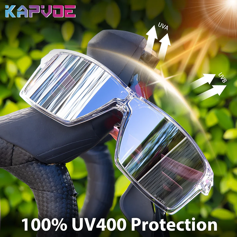 Óculos de Ciclismo Dobráveis Polarizados KAPVOE | Óculos Esportivos para MTB, Pesca e Atividades Outdoor - Unissex 2