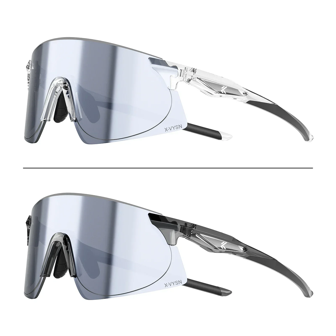 Óculos Fotocromáticos KAPVOE para Ciclismo e Running | UV400, Lentes que Ajustam ao Sol | Unissexo para MTB e Outdoor 8