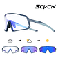 SCVCN S164 Cycling Glasses - Photochromic Lenses and Extra-Wide Field of Vision (151mm) | UV400 - thumbnail 7