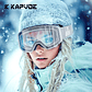 Óculos de Esqui Fotocrômico com Lentes Magnéticas KAPVOE | Máscara de Neve Anti-embaçante UV400 para Snowmobile e Snowboard - Thumbnail 2
