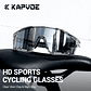 Óculos de Ciclismo Modernos KAPVOE | Proteção UV400 e Design Ergonómico para Desporto - Thumbnail 1