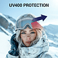Óculos de Esqui Fotocrômico com Lentes Magnéticas KAPVOE | Máscara de Neve Anti-embaçante UV400 para Snowmobile e Snowboard - Thumbnail 3