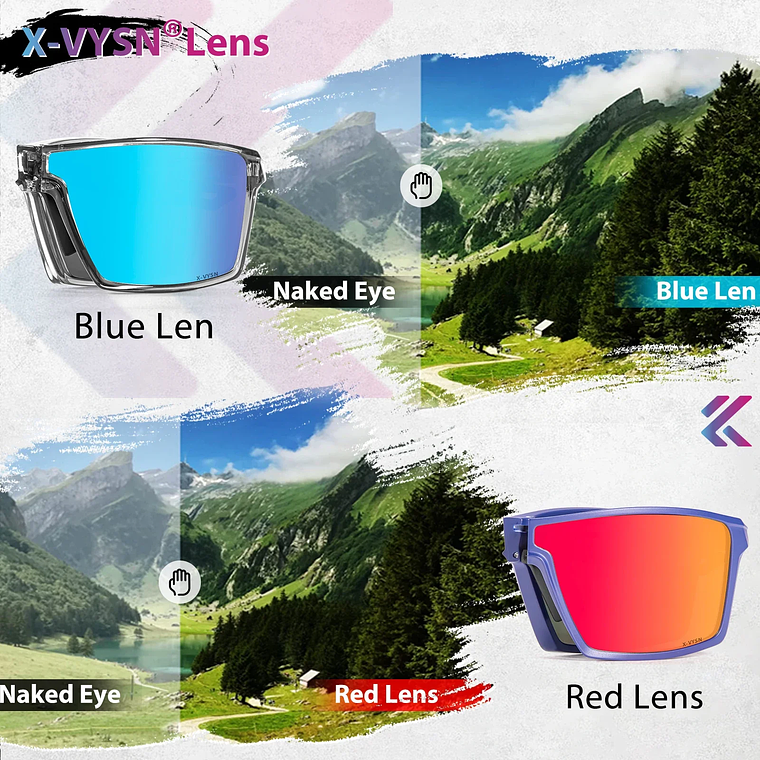 Óculos de Ciclismo Dobráveis Polarizados KAPVOE | Óculos Esportivos para MTB, Pesca e Atividades Outdoor - Unissex 5