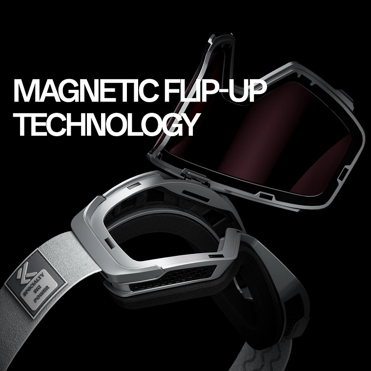 Óculos de Neve Fotocrômico Kapvoe UV400 | Máscara de Esqui e Snowboard Anti-embaçante com Lente Magnética para Homens e Mulheres 4