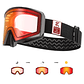 KAPVOE Photochromic Ski Goggles | Magnetic UV400 Lenses, Anti-Fog | For Men and Women - thumbnail 7