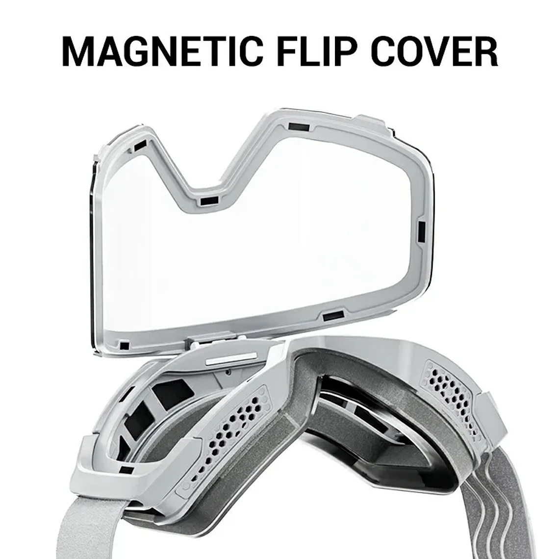 Óculos de Esqui Fotocrômico com Lentes Magnéticas KAPVOE | Máscara de Neve Anti-embaçante UV400 para Snowmobile e Snowboard 6