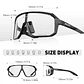 Pack 3 Óculos de Ciclismo Fotocrómicos SCVCN - Lentes que Escurecem com o Sol, UV400 | Unissex - Thumbnail 5