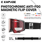 Óculos de Esqui Fotocrômico com Lentes Magnéticas KAPVOE | Máscara de Neve Anti-embaçante UV400 para Snowmobile e Snowboard - Thumbnail 7