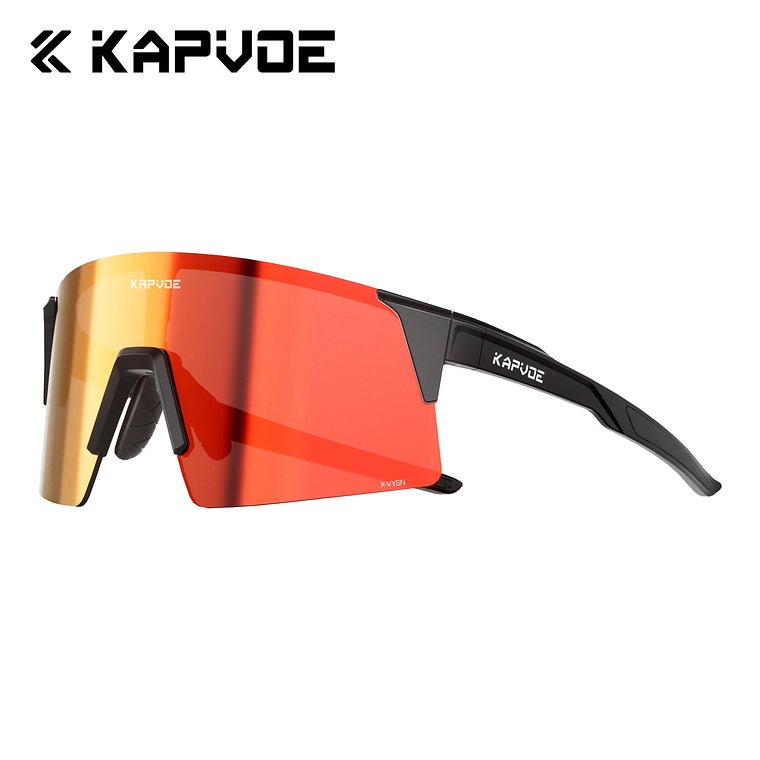 Óculos de Ciclismo Fotocrômico Kapvoe com Tecnologia HD High Contrast | Óculos de Estrada e MTB UV400 para Homens e Mulheres 8