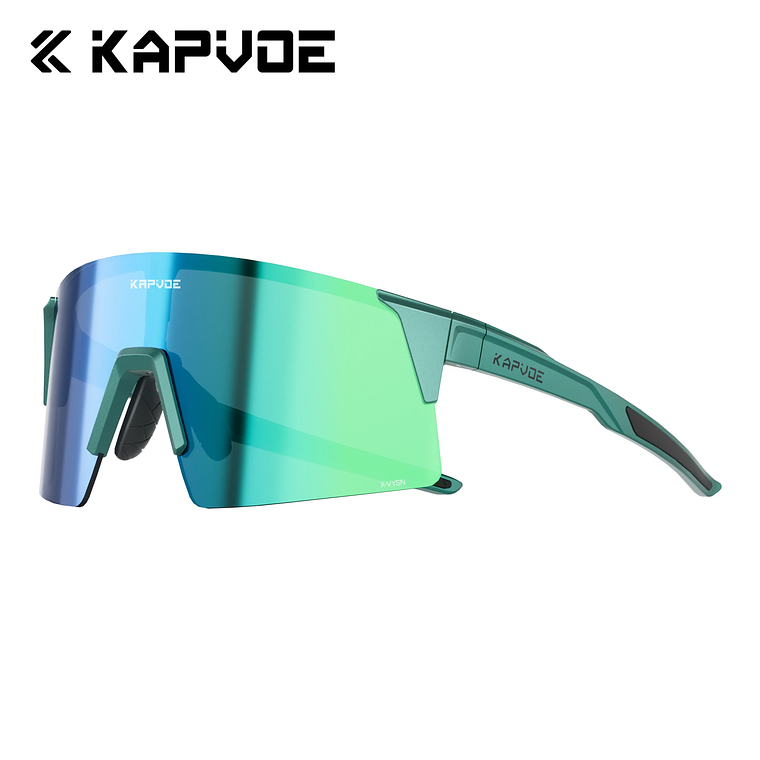 Óculos de Ciclismo Fotocrômico Kapvoe com Tecnologia HD High Contrast | Óculos de Estrada e MTB UV400 para Homens e Mulheres 9