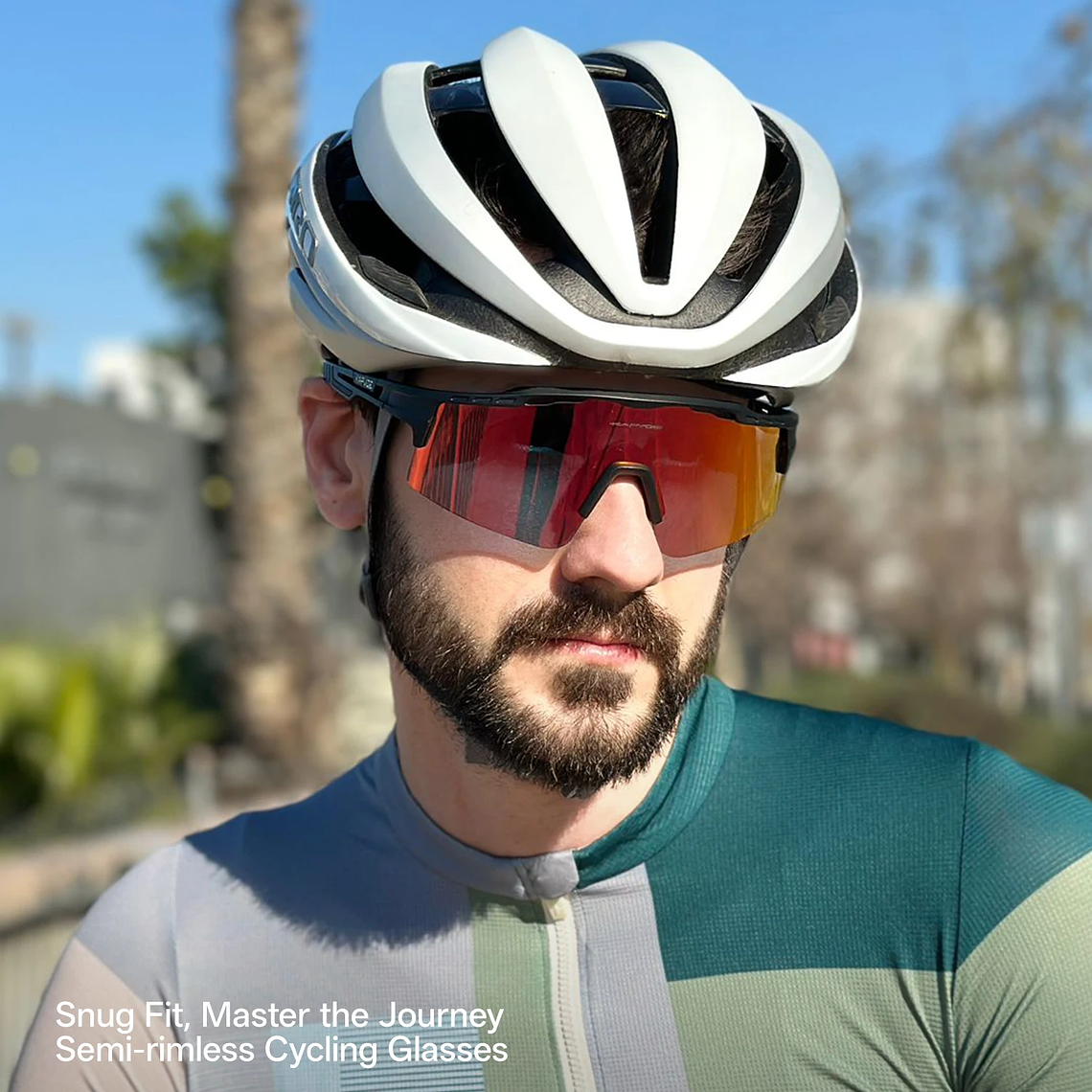 Óculos de Ciclismo KAPVOE com Lentes X-VYSN | Proteção UV400 e Ajuste Personalizado 2