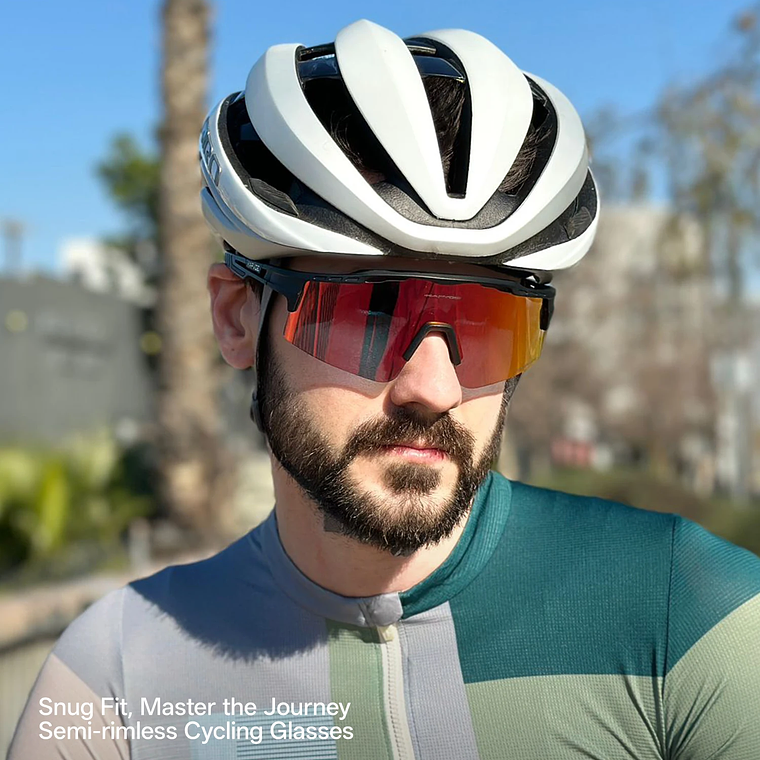 Óculos de Ciclismo KAPVOE com Lentes X-VYSN | Proteção UV400 e Ajuste Personalizado 2