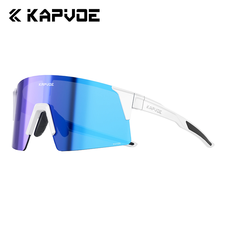 Óculos de Ciclismo Fotocrômico Kapvoe com Tecnologia HD High Contrast | Óculos de Estrada e MTB UV400 para Homens e Mulheres 10