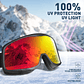 KAPVOE Photochromic Ski Goggles Winter 2024 | UV400, Anti-fog and Integrated Mask - thumbnail 4