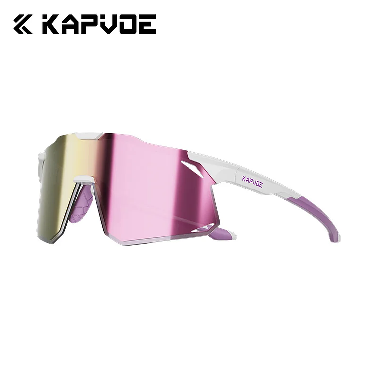 Óculos de Ciclismo KAPVOE Fotocrômico UV400 | Óculos de Estrada e MTB com Lente Film-Variable para Homens e Mulheres 9