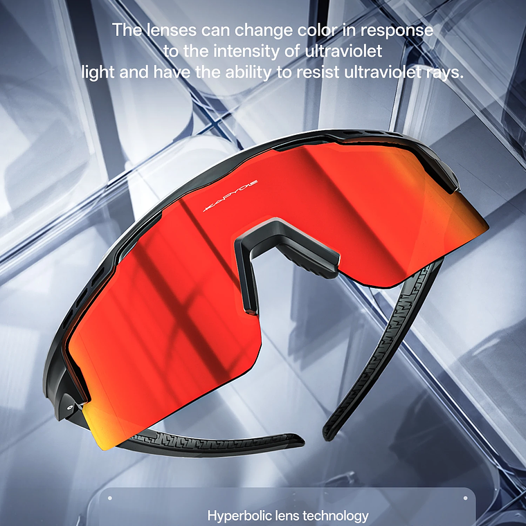 Óculos de Ciclismo KAPVOE com Lentes X-VYSN | Proteção UV400 e Ajuste Personalizado 3