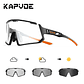 KAPVOE Photochromic Outdoor Cycling Sunglasses Bike Cycling Glasses Men Women MTB Road Bicycle Sports Running UV400 Goggles Sale - thumbnail 14