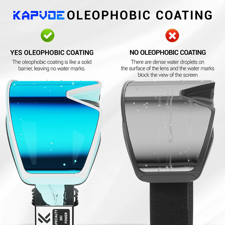 Óculos de Esqui com Lentes Magnéticas KAPVOE | Máscara de Neve Anti-embaçante UV400 para Snowboard e Esqui - Adultos e Mulheres 5