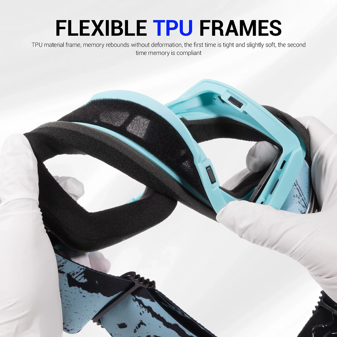 Óculos de Esqui com Lentes Magnéticas KAPVOE | Máscara de Neve Anti-embaçante UV400 para Snowboard e Esqui - Adultos e Mulheres 6