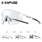 Óculos Fotocromáticos KAPVOE para Ciclismo e Running | UV400, Lentes que Ajustam ao Sol | Unissexo para MTB e Outdoor - Thumbnail 16