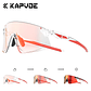 Óculos Fotocromáticos KAPVOE para Ciclismo e Running | UV400, Lentes que Ajustam ao Sol | Unissexo para MTB e Outdoor - Thumbnail 20