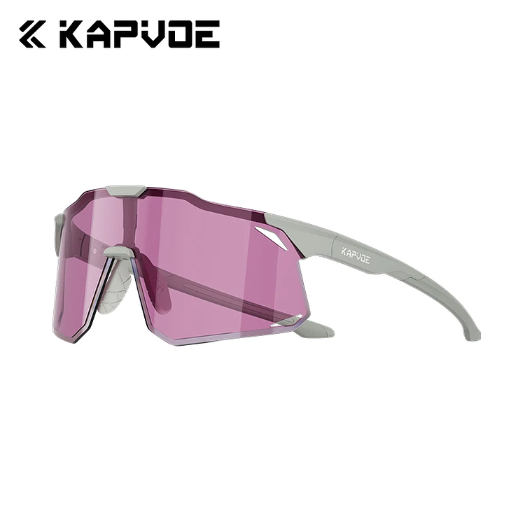 Óculos de Ciclismo KAPVOE Fotocrômico UV400 | Óculos de Estrada e MTB com Lente Film-Variable para Homens e Mulheres 14