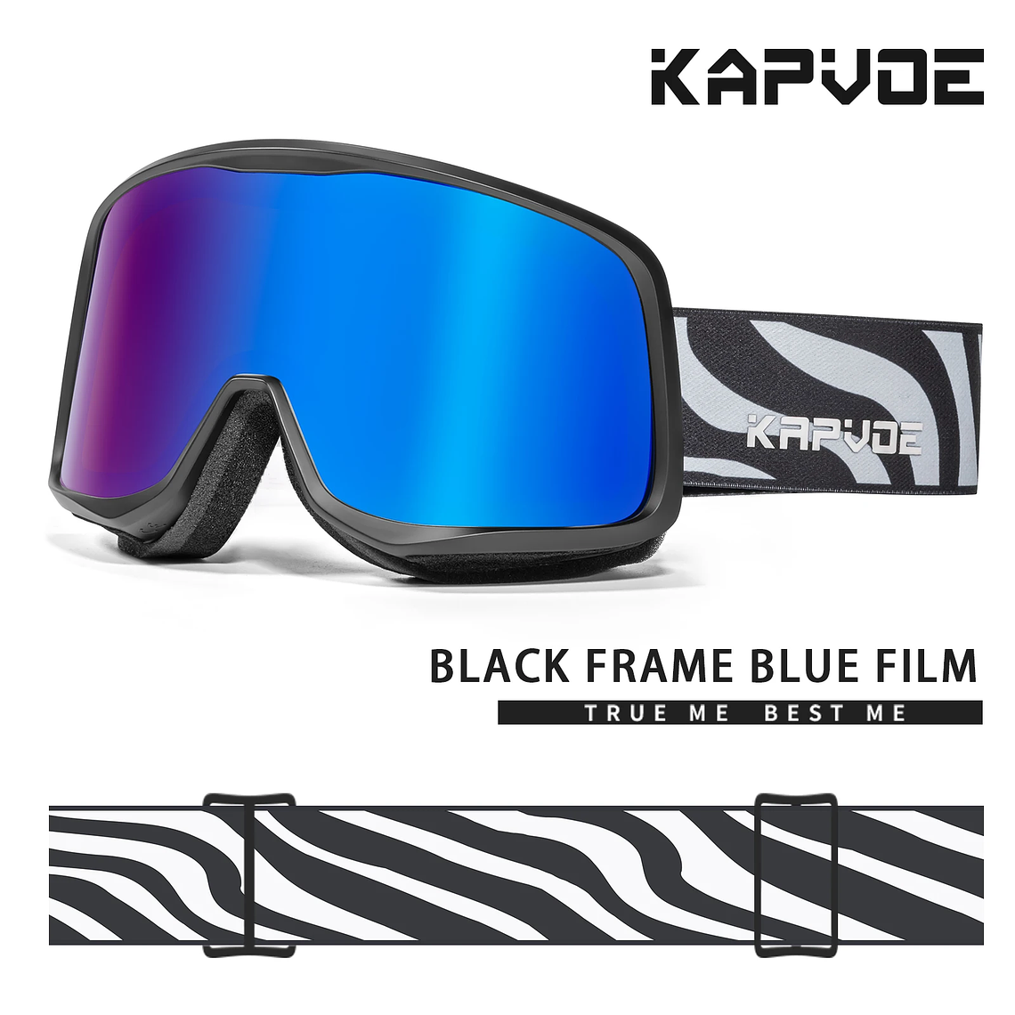 KAPVOE Photochromic Ski Goggles Winter 2024 | UV400, Anti-fog and Integrated Mask 10