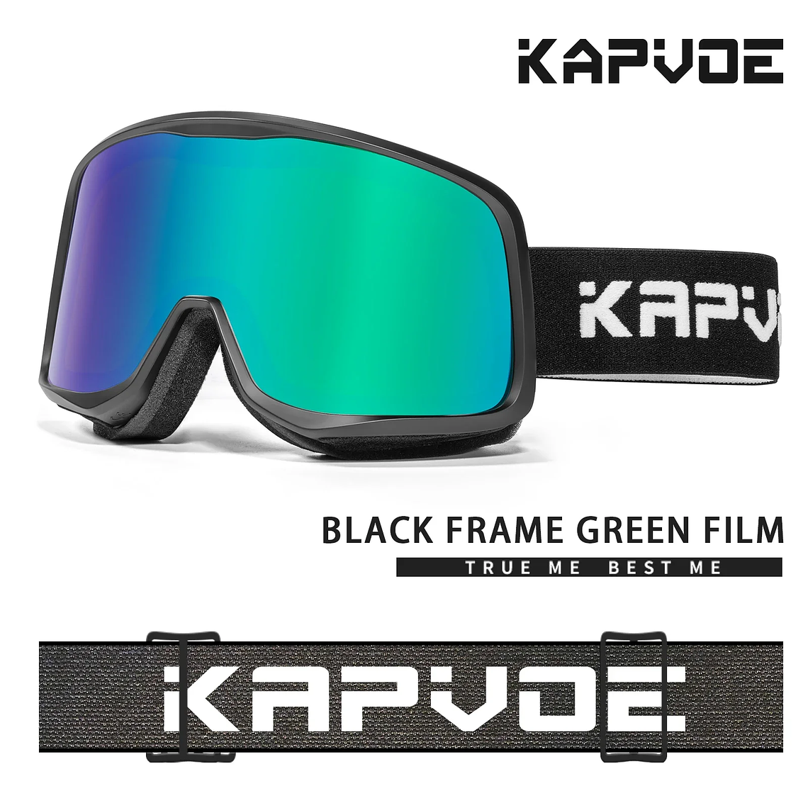KAPVOE Photochromic Ski Goggles Winter 2024 | UV400, Anti-fog and Integrated Mask 11