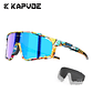 Óculos de Ciclismo Modernos KAPVOE | Proteção UV400 e Design Ergonómico para Desporto - Thumbnail 12